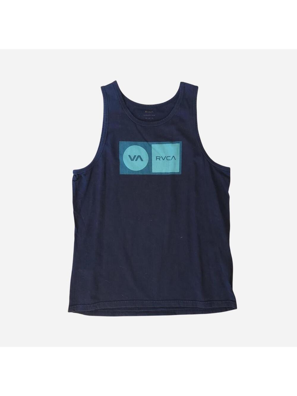 RVCA Men's Black Vests-tanks-cami